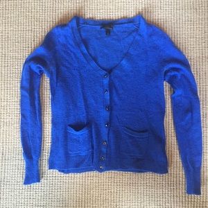J.Crew cardigan with crystal buttons
